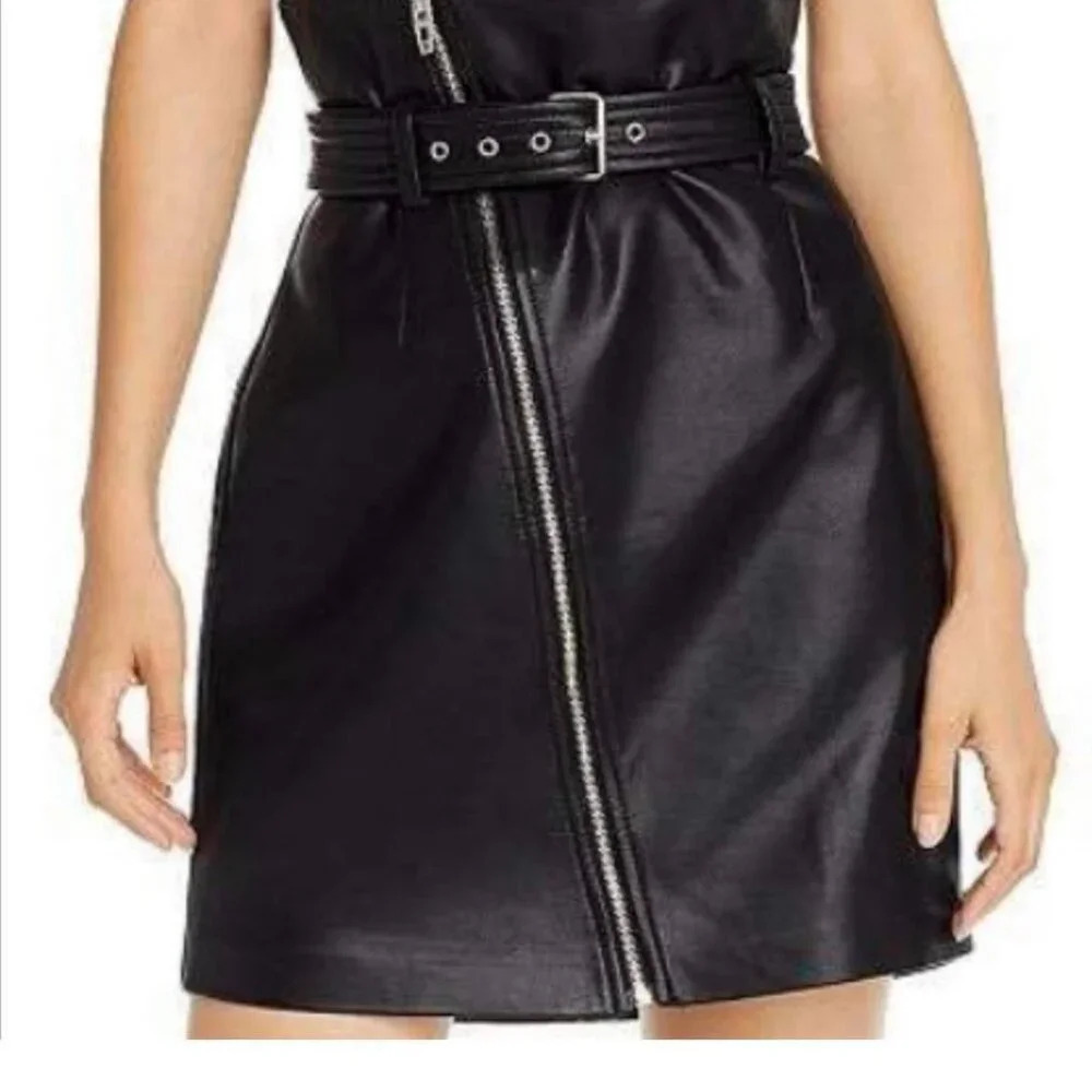 NWT Blank Nyc Vegan Leather Skirt - Picture 1 of 5